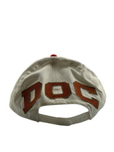 Load image into Gallery viewer, Vintage DISNEY Doc Snow White And The Seven Dwarfs Blockhead Snapback Hat 90s White Red
