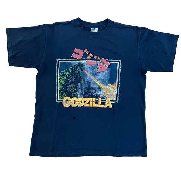Vintage ALL SPORT Godzilla 1994 Japanese Movie Promo T Shirt 90s XL