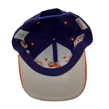 Load image into Gallery viewer, Vintage DREW PEARSON Phoenix Suns Graffiti Wrap Around Snapback Hat 90s Purple Orange
