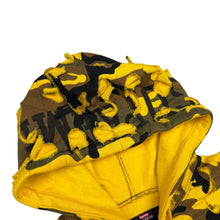 Load image into Gallery viewer, New Supreme Griffin Zip Up
Hooded Sweatshirt Yellow Camo Size Large
