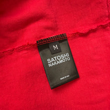 Load image into Gallery viewer, Satoshi Nakamoto Impact Logo Tee Red Sz M
