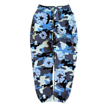 Load image into Gallery viewer, New Denim Tears Blue Camo Cotton Wreath Sweatpants Size Medium
