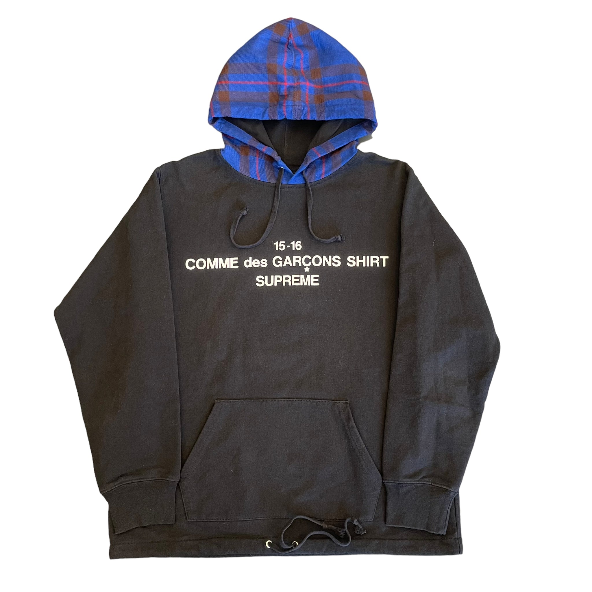 Comme des garcon supreme hoodie best sale