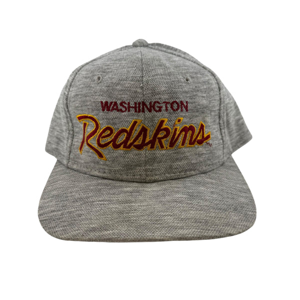 Vintage Sports Specialties Washington Redskins Grey Script 90s Snapback Hat
