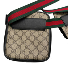 Load image into Gallery viewer, Gucci GG Supreme Web Double Belt Bag One Size
