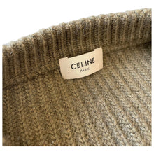 Load image into Gallery viewer, Celine Paris Big Logo Wool Sweater Green
