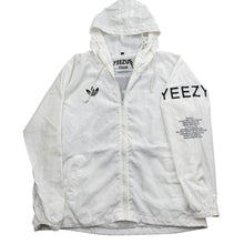 Load image into Gallery viewer, 2015 ADIDAS YEEZY Yeezus Tour Season 1 Windbreaker Jacket White Sz Medium
