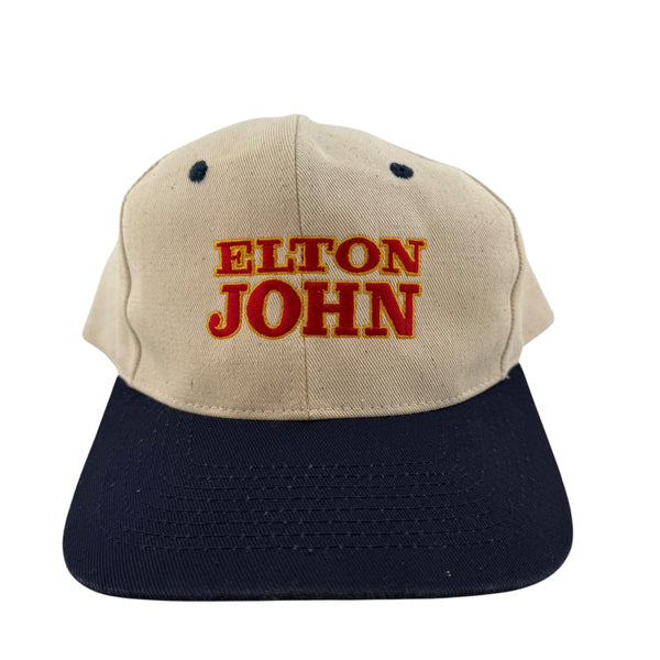 Vintage KC CAPS Elton John Snapback Hat 90s Multicolor