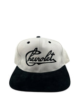 Load image into Gallery viewer, Vintage KC CAPS Chevrolet Adjustable Hat 90s White Black
