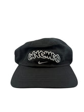 Load image into Gallery viewer, Vintage NIKE Uptempo Swoosh Panel Hat Y2K Black Size M/L
