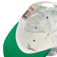 Load image into Gallery viewer, Vintage STARTER Milwaukee Bucks Pinstriped Snapback Hat 90s White Green NWT
