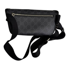 Load image into Gallery viewer, Gucci GG Supreme Interlocking G Patch Belt Bag Black One Size
