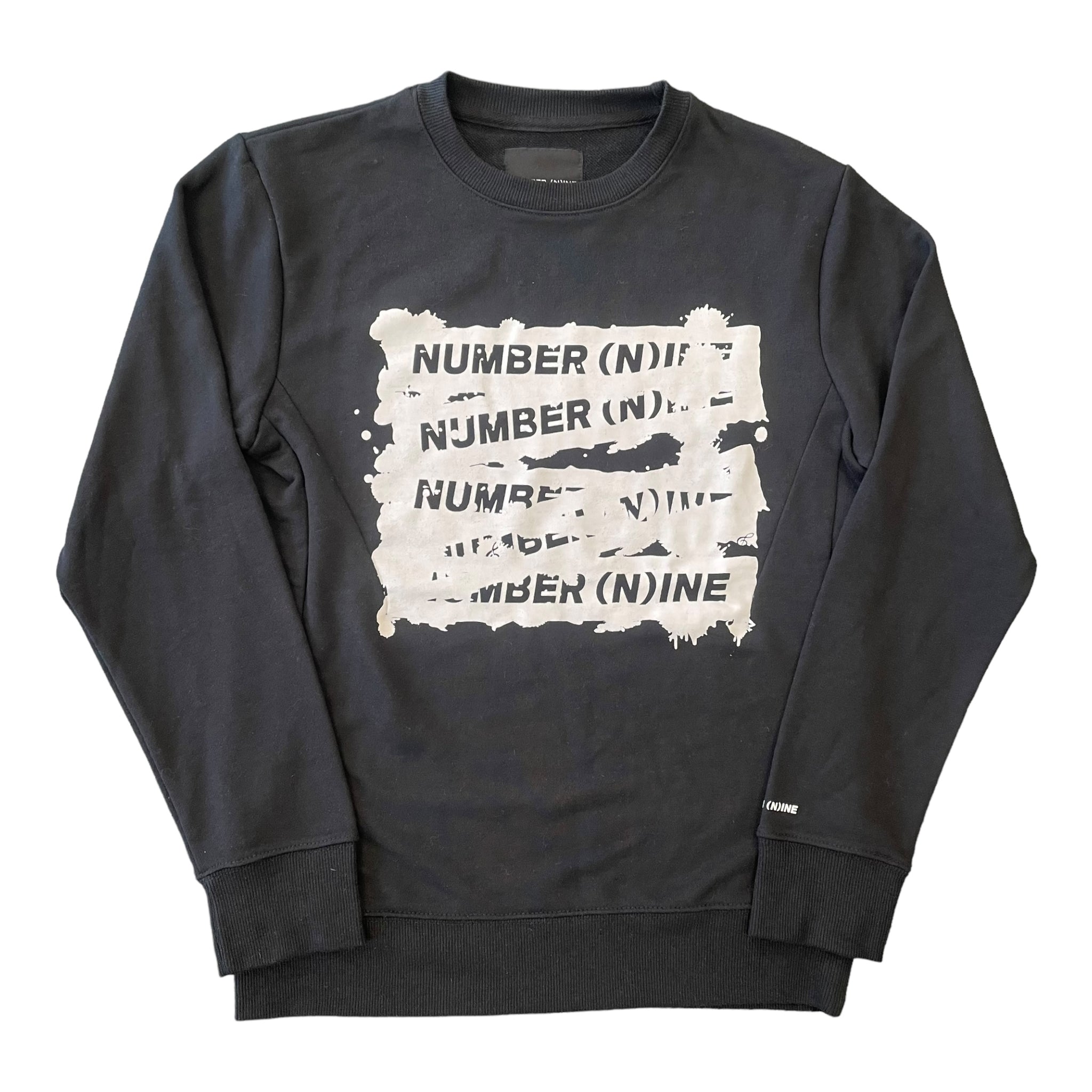 Number Nine Denim Mens Black Sweatshirt – Reset Web Store