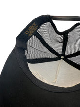 Load image into Gallery viewer, Vintage YUPOONG Wayne's World 1992 Film Promo Trucker Mesh Snapback Hat 90s Black
