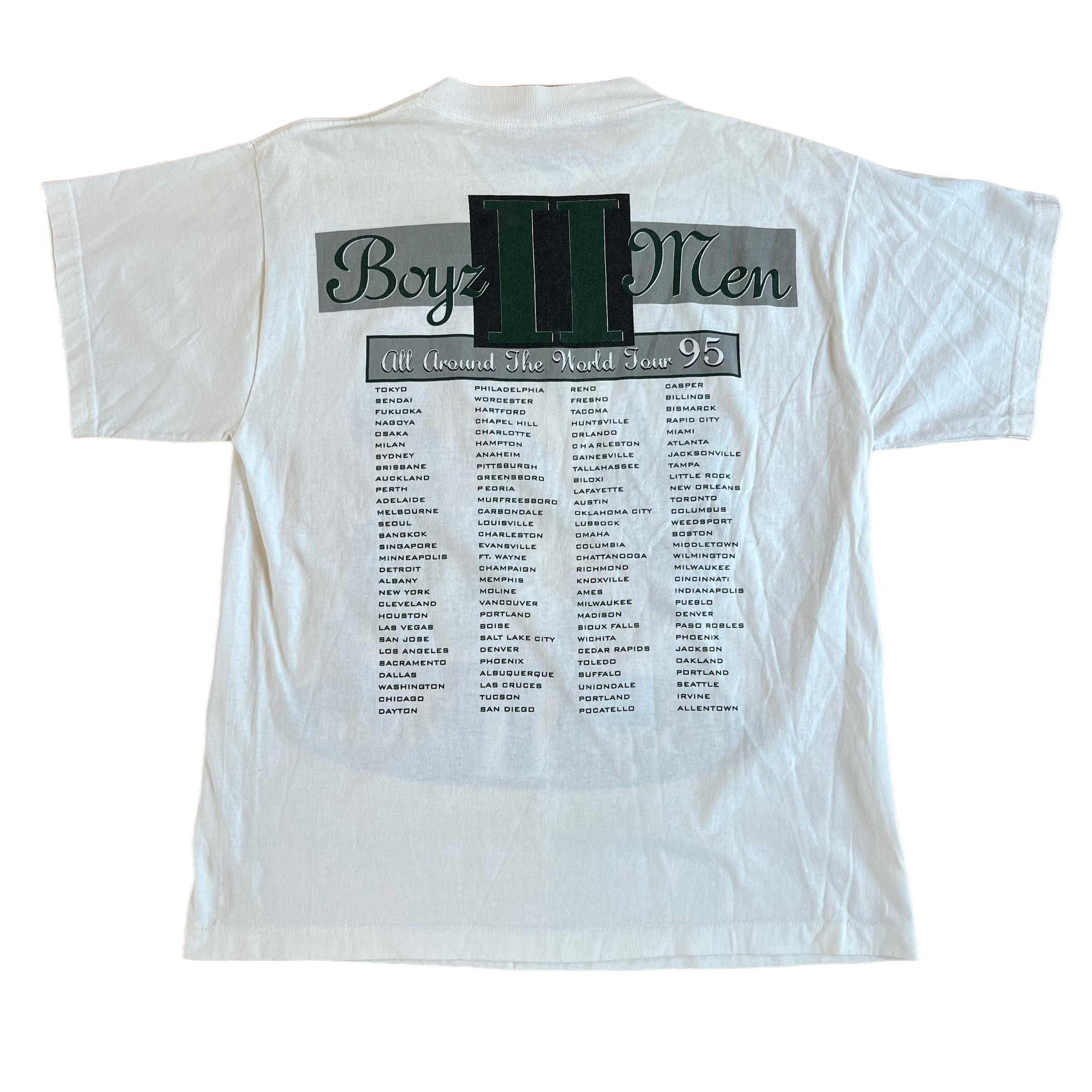 Vintage WINTERLAND Boyz II Men All Around The World 1995 Vintage WINTERLAND Boyz II Men All Around The World 1995