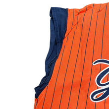 Load image into Gallery viewer, Vintage STARTER New York Yankees Pinstripe Sleeveless Baseball Jersey 90s Orange L
