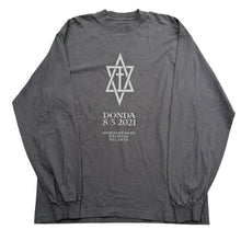 Load image into Gallery viewer, 2021 Yeezy DONDA 8/5/2021 Atlanta L/S Shirt Black
