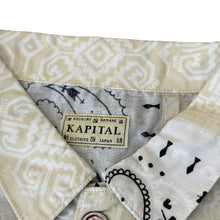 Load image into Gallery viewer, Kapital Patchwork Bandana 1st Shirt Jacket White Sz 5
