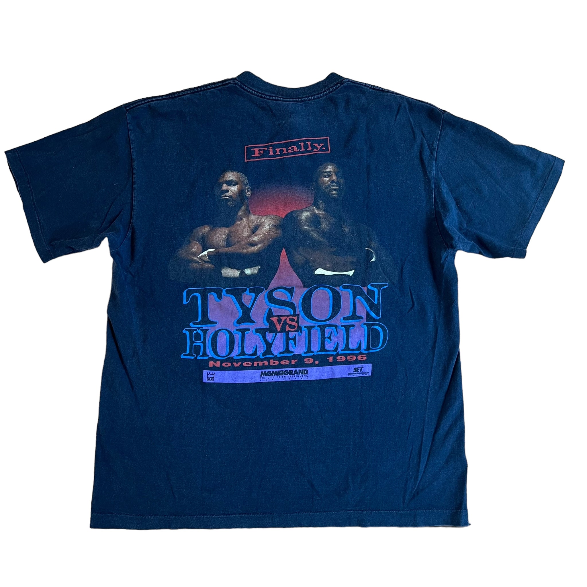 Vintage MGM GRAND Mike Tyson Evander Holyfield Finally Boxing 1996
