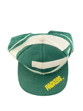 Load image into Gallery viewer, Vintage THE GAME Green Bay Packers Big Logo Snapback Hat 90s Green
