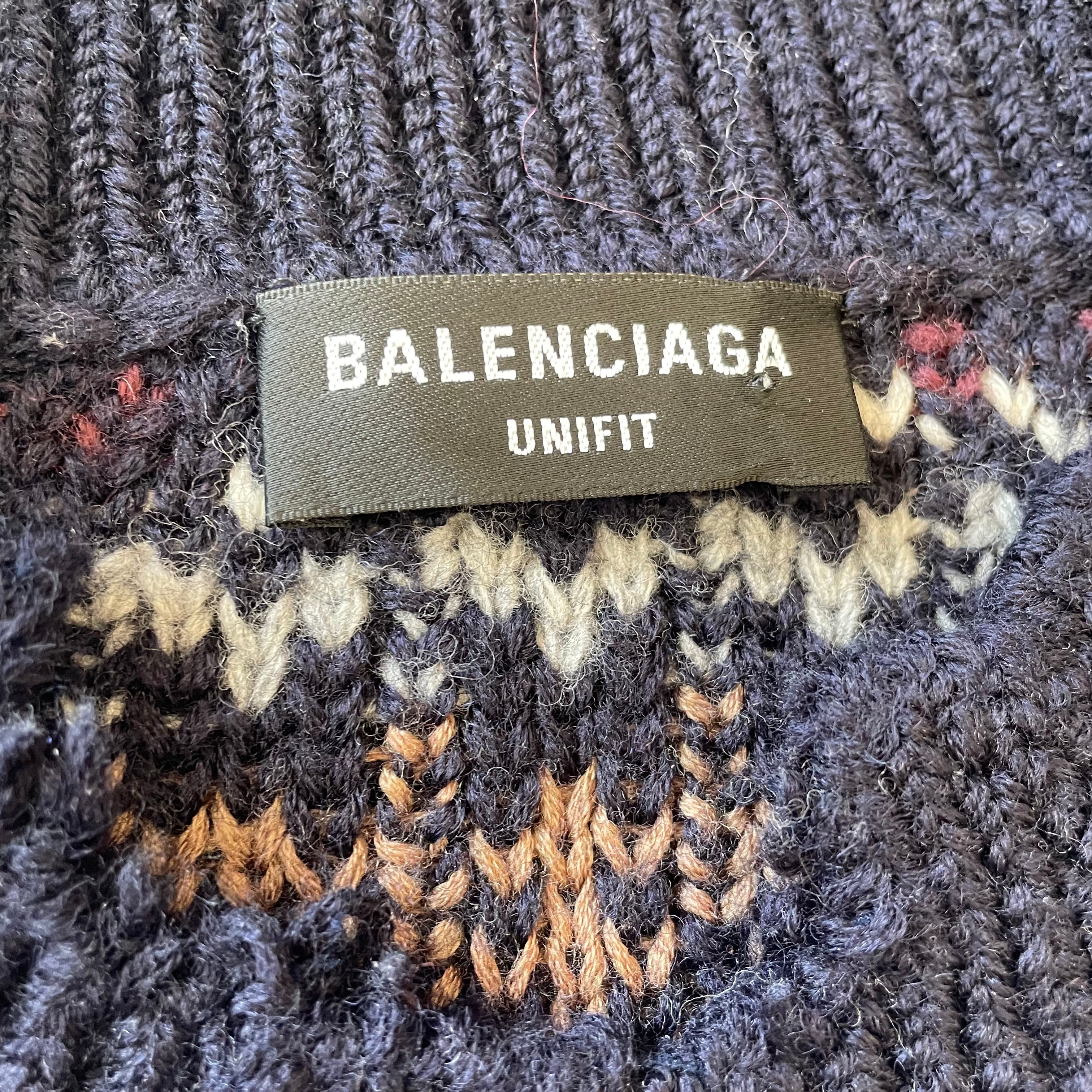 Balenciaga Distressed Wool-Blend Sweater – Reset Web Store