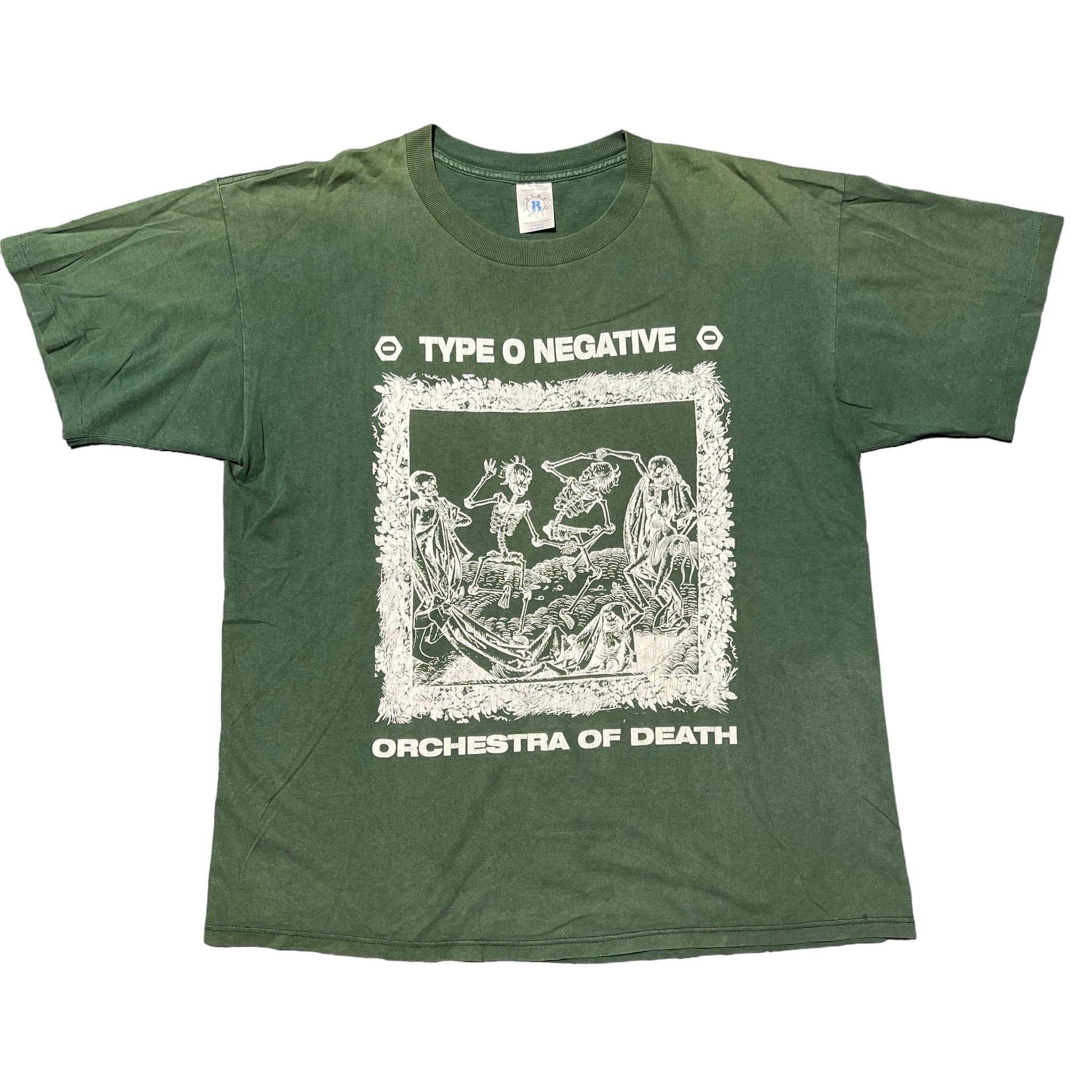 ミュージシャン type o negative tee XL Vintage BLUE GRAPE Type O Negative Orchestra Of Death T Shirt 90s