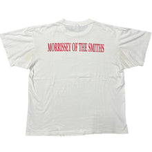 Load image into Gallery viewer, Vintage DELTA Morrissey of The Smiths New York Dolls Photo T Shirt 90s White XL
