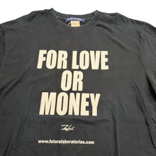 Load image into Gallery viewer, FUTURA LABORATORIES For Love Or Money Shirt Black XL
