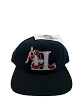 Load image into Gallery viewer, Vintage Hickory Crawdads MILB Snapback Hat 90s Black NWT
