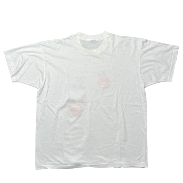 Vintage FOTL BEST OJ Simpson The Juice Is Loose Orange Graphic T Shirt 90s White XL