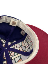 Load image into Gallery viewer, Vintage THE GAME Phoenix Coyotes Big Kachina Logo Snapback Hat 90s Purple Burgundy
