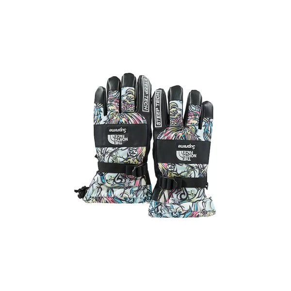 Supreme The North Face Steep Tech Gloves Multicolor Dragon SS22 XL