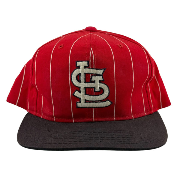 Vintage Starter St Louis Cardinals Red Pinstripe 90s Snapback Hat