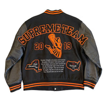 Load image into Gallery viewer, SUPREME Team Varsity Jacket FW19 Pre-Owned XL
