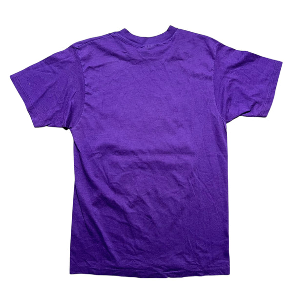 Vintage HANES Los Angeles Lakers 1987 NBA Champs T Shirt 80s Purple M