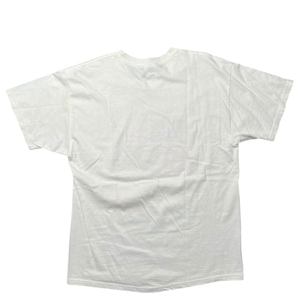 Vintage HANES Don't Mess With America, USA Will Exterminate Terrorism T Shirt 2000s White L