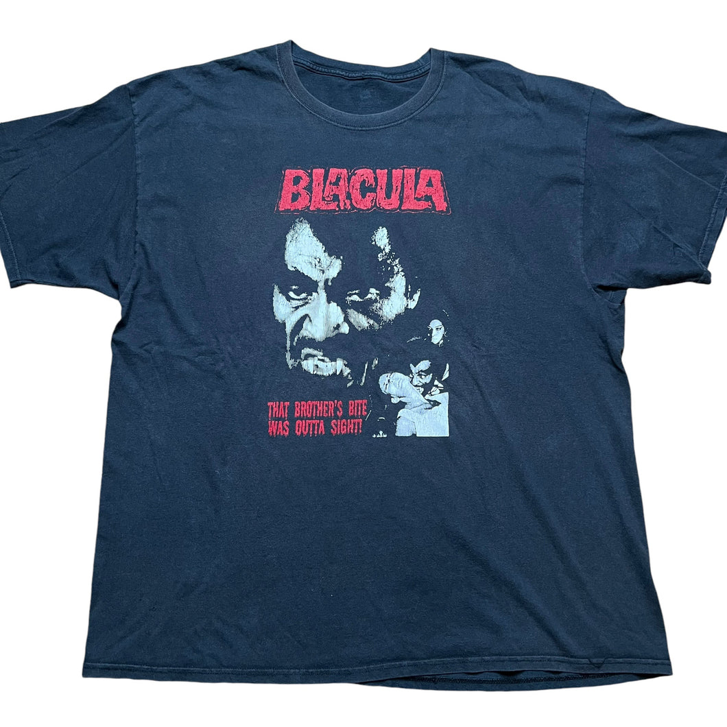 Vintage Blacula That Brother's Bite Was Outta Sight! T Shirt 90s Black