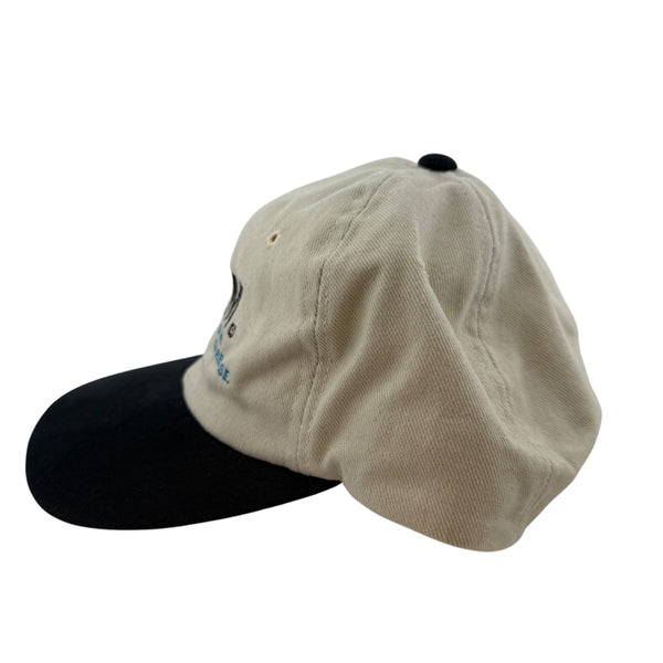 Vintage NICE MAN R.E.M Part Lies, Part Truth, Part Heart, Part Garbage 1995 Monster Tour Snapback Hat 90s Beige Black