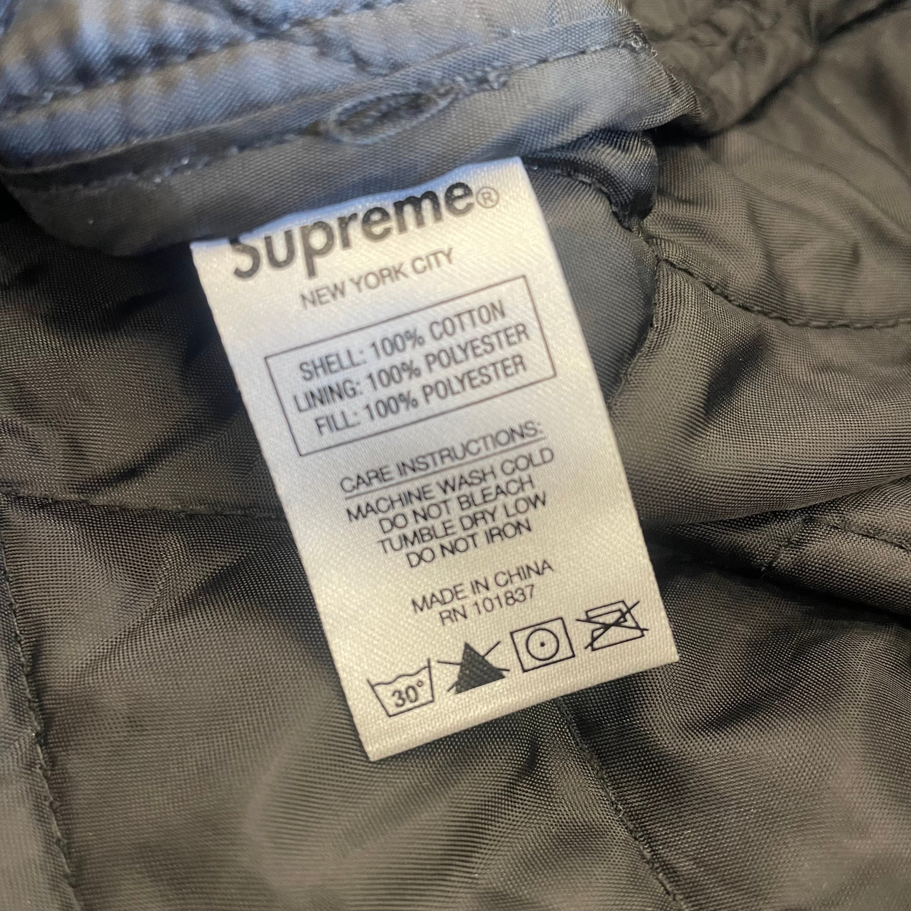 SUPREME Chains Quilted Jacket FW20 Pre-Owned XL