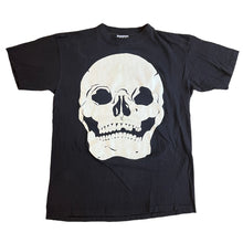 Load image into Gallery viewer, Vintage WILD ELEPHANT Skull Skeleton Rattle My Bones Glow In The Dark T Shirt L
