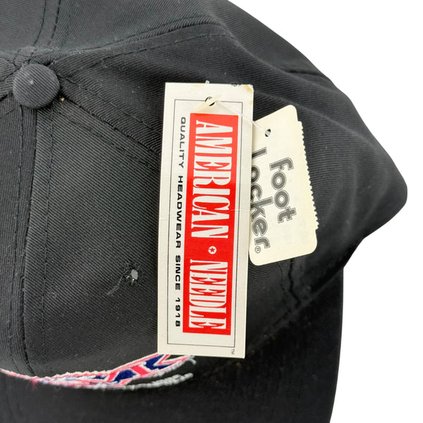 Vintage AMERICAN NEEDLE Super Bowl XXVI 26 1992 Snapback Hat 90s Black NWT