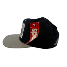 Load image into Gallery viewer, Vintage AJD Wayne Gretzky Los Angeles Kings Big Logo #99 Snapback Hat 90s Black Gray NWT
