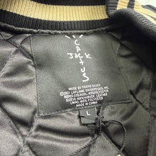 Load image into Gallery viewer, New Travis Scott Cactus Jack For Fragment Manifest Letterman Jacket Brown/Cream Size Large
