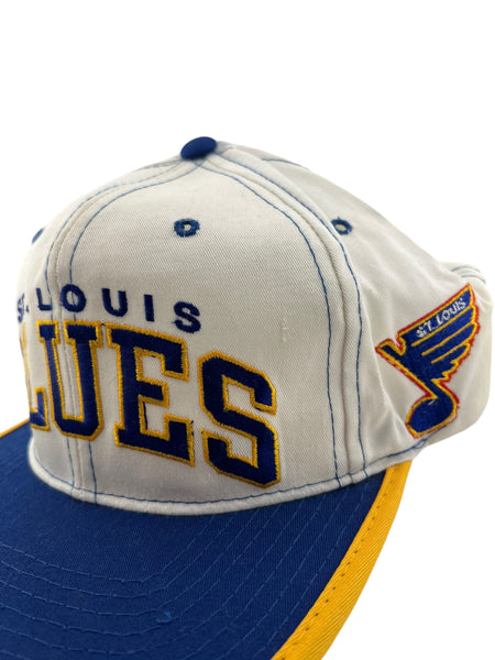 Vintage STARTER St. Louis Blues Arch Logo Snapback Hat 90s Multicolor