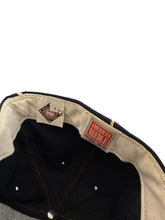 Load image into Gallery viewer, Vintage AMERICAN NEEDLE Homestead Grays Contrast Piping Fitted Hat 90s Y2K Navy Size 7 3/8 NWT NWT
