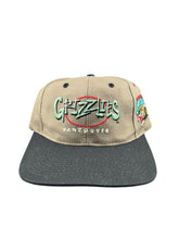 Load image into Gallery viewer, Vintage LOGO 7 Vancouver Grizzlies Snapback Hat 90s Beige Black
