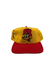 Load image into Gallery viewer, Vintage AMERICAN NEEDLE Barney Fife Andy Griffith Show Blockhead Snapback Hat 90s White Black
