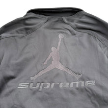 Load image into Gallery viewer, NEW Supreme Jordan Tricot Track Jacket Black Sz Large
