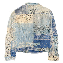 Load image into Gallery viewer, Kapital Patchwork Bandana 1st Shirt Jacket Blue Sz 4
