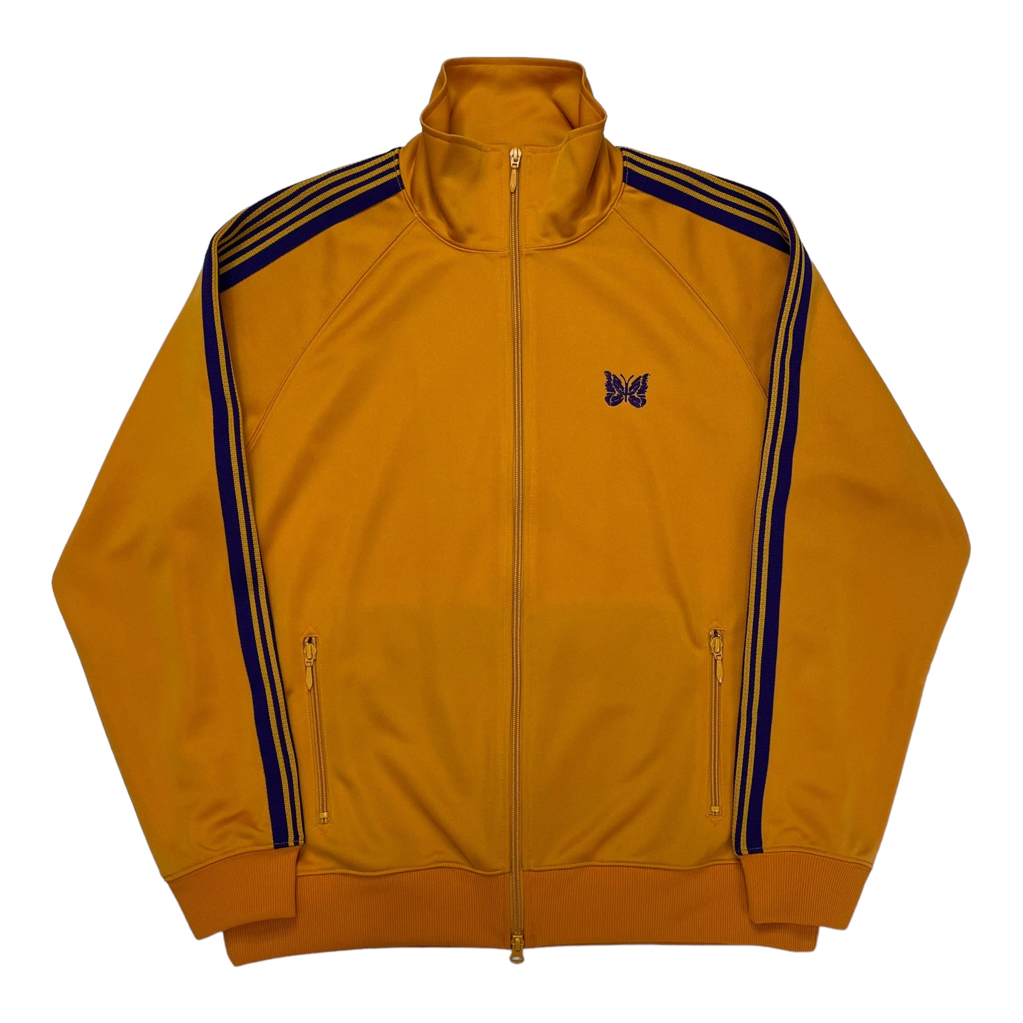 NEEDLES POLY SMOOTH TRACK JACKET - YELLOW GOLD L Pre Owned – Reset Web Store